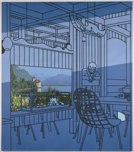 After Lunch 1975 by Patrick Caulfield 1936-2005